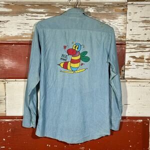 Vintage 70s CIRCLE C Denim Shirt‎